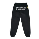 Black Rhinestone Sweatpants
