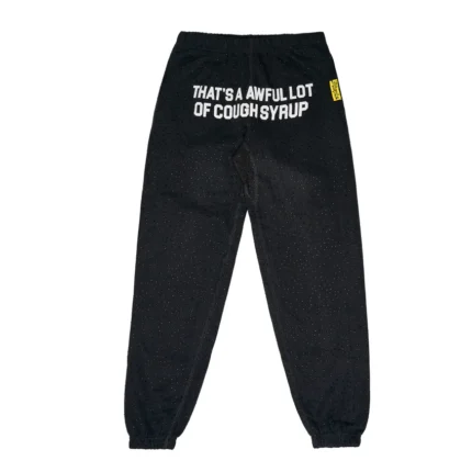 Black Rhinestone Sweatpants