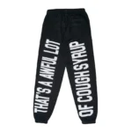 Black Rhinestone Sweatpants