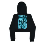 Gamma Blue Classic Crop Hoodie- Women's